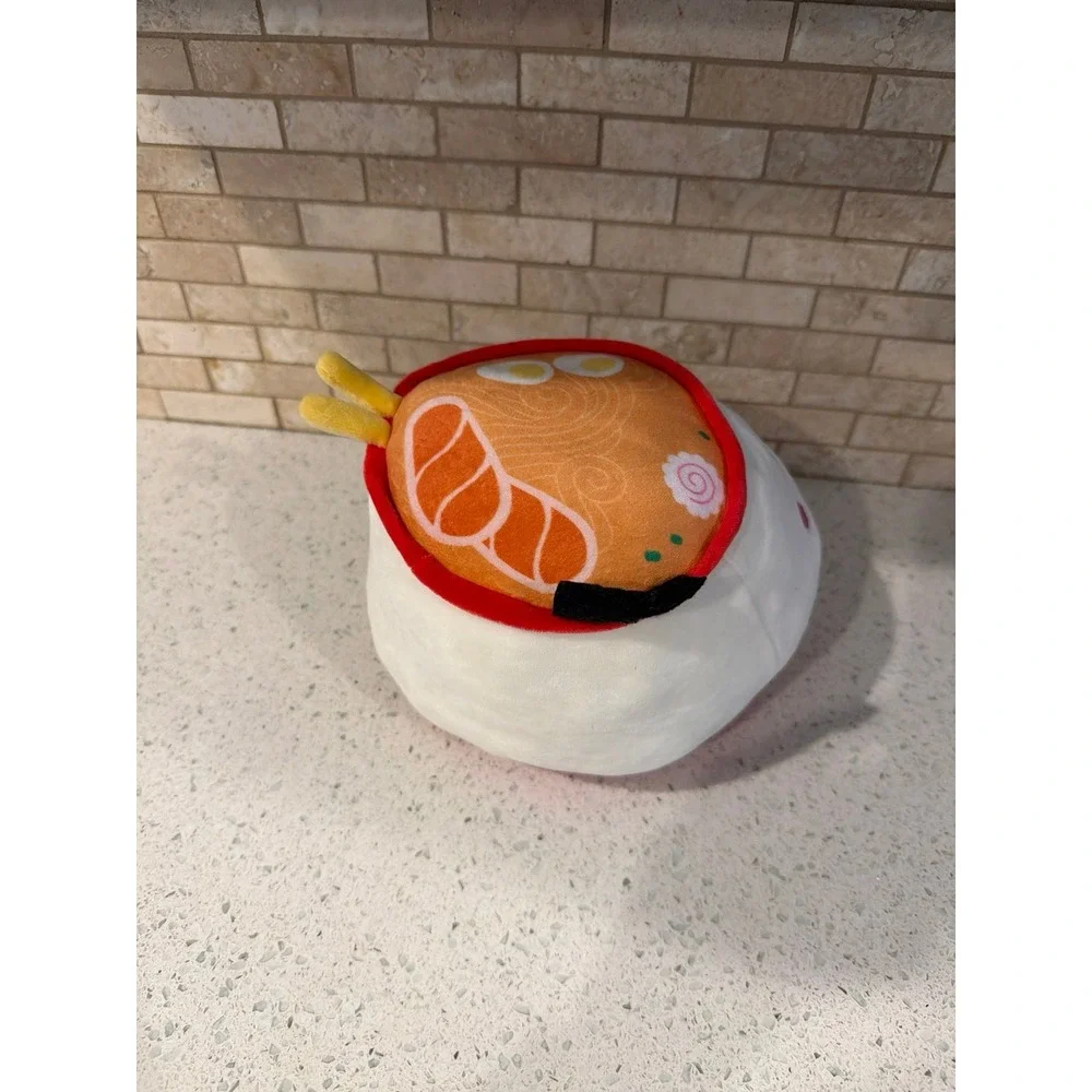 Flip mallows Sushi Plush White Rice Strawberry Roll Kawaii Stuffed Plush Toy